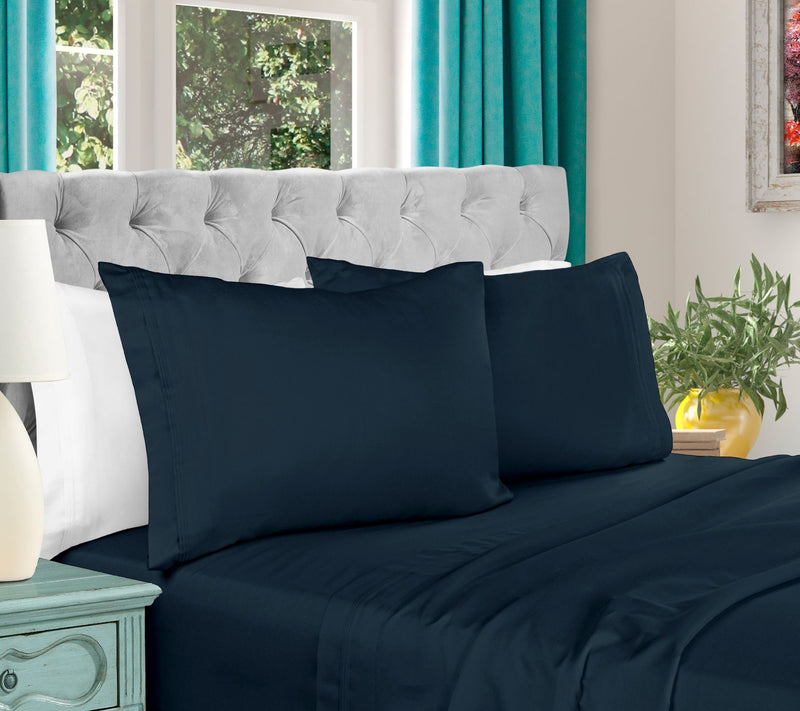 Superior 1000-TC Egyptian Cotton 4-PC Olympic Queen Sheet Set — View 21