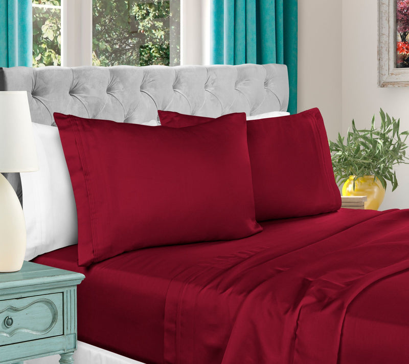 Superior 1000-TC Egyptian Cotton 4-Piece SheetSet Queen — View 4