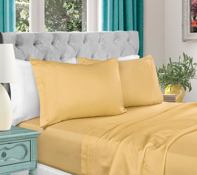 Superior 1000-TC Egyptian Cotton 4-Piece SheetSet Queen — View 13