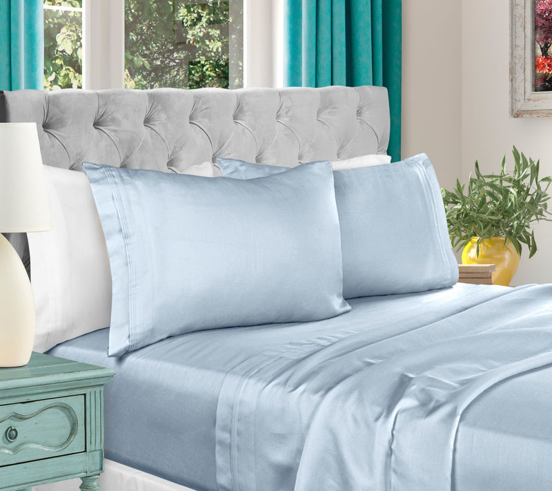 Superior 1000-TC Egyptian Cotton 4-Piece SheetSet Queen — View 19