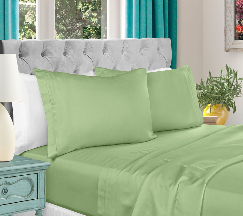 Superior 1000-TC Egyptian Cotton 4-Piece SheetSet Queen — View 27