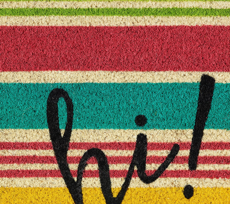 Design Imports Hi! Stripes Doormat — View 3