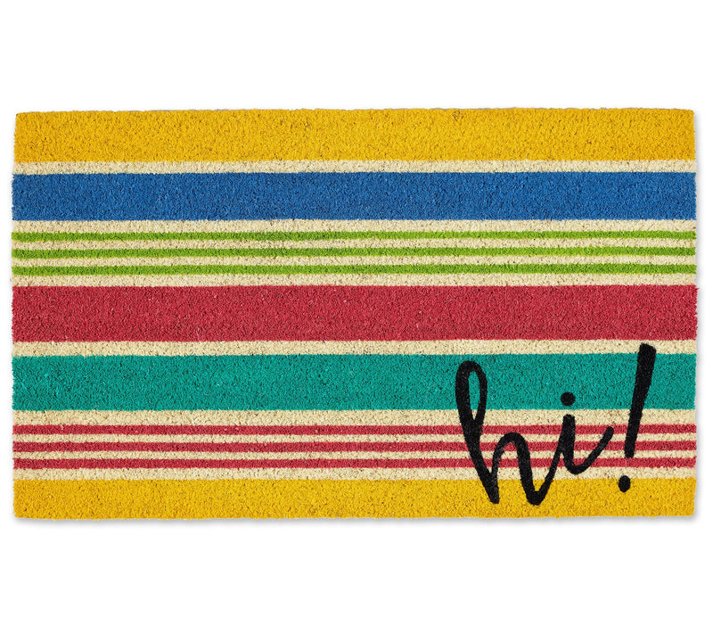 Design Imports Hi! Stripes Doormat — Main view