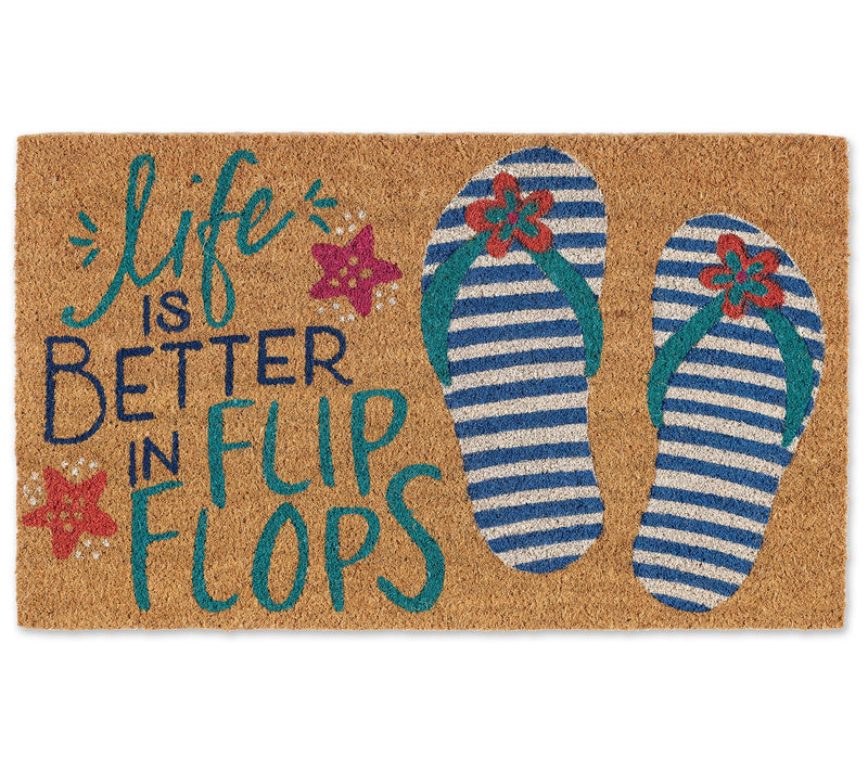 Design Imports Flip Flop Life Doormat — Main view