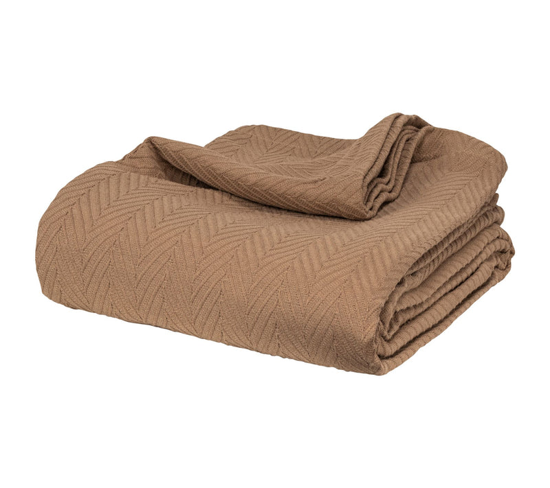 Superior All-Season Cotton Chevron Plush Full/Queen Blanket — View 22