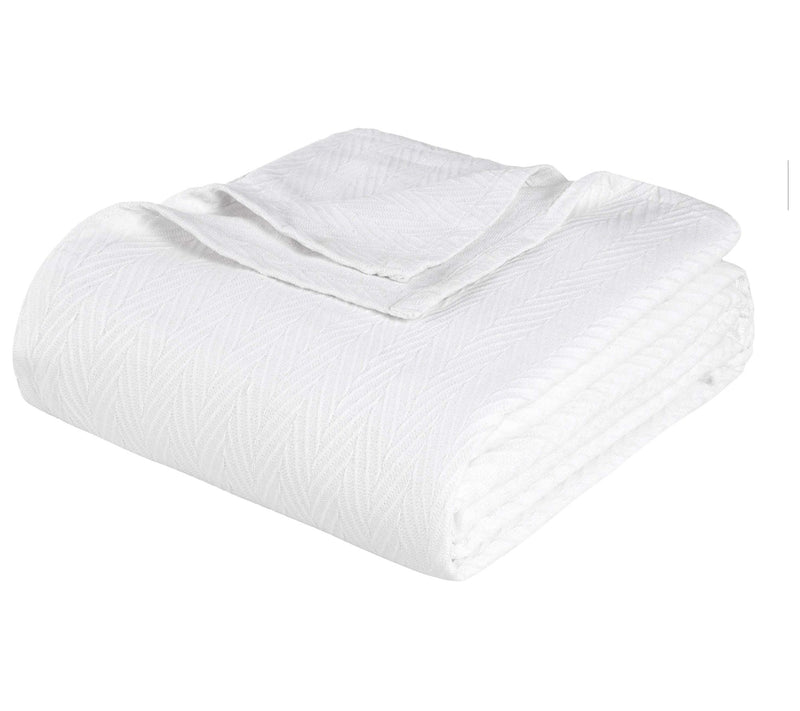 Superior All-Season Cotton Chevron Plush Full/Queen Blanket — View 26