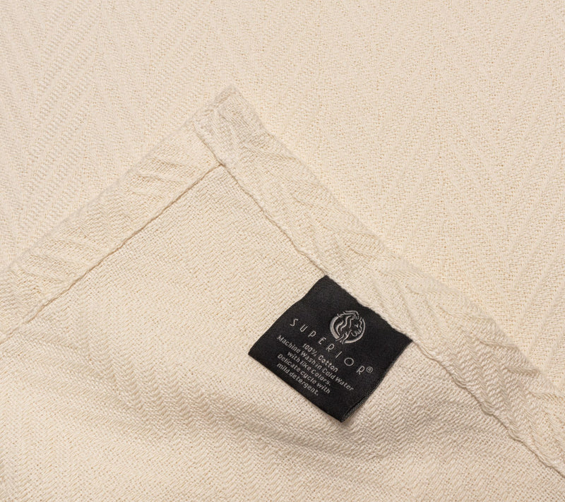 Superior All-Season Cotton Chevron Plush Full/Queen Blanket — View 29