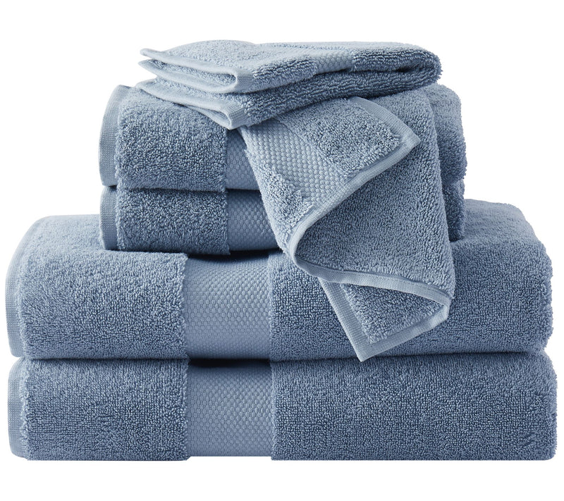 Brooklyn Loom Solid Turkish Cotton 6 Piece Towel Set — View 3
