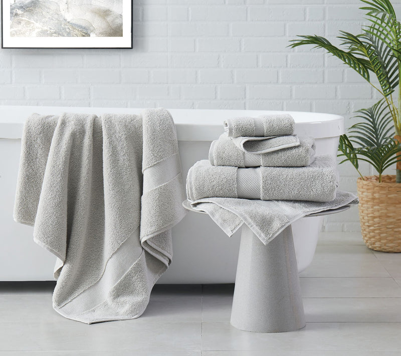 Brooklyn Loom Solid Turkish Cotton 6 Piece Towel Set — View 12
