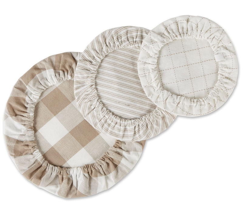 Design Imports Farmhouse Dish Covers Set of 3 — View 11
