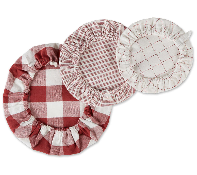 Design Imports Farmhouse Dish Covers Set of 3 — View 3