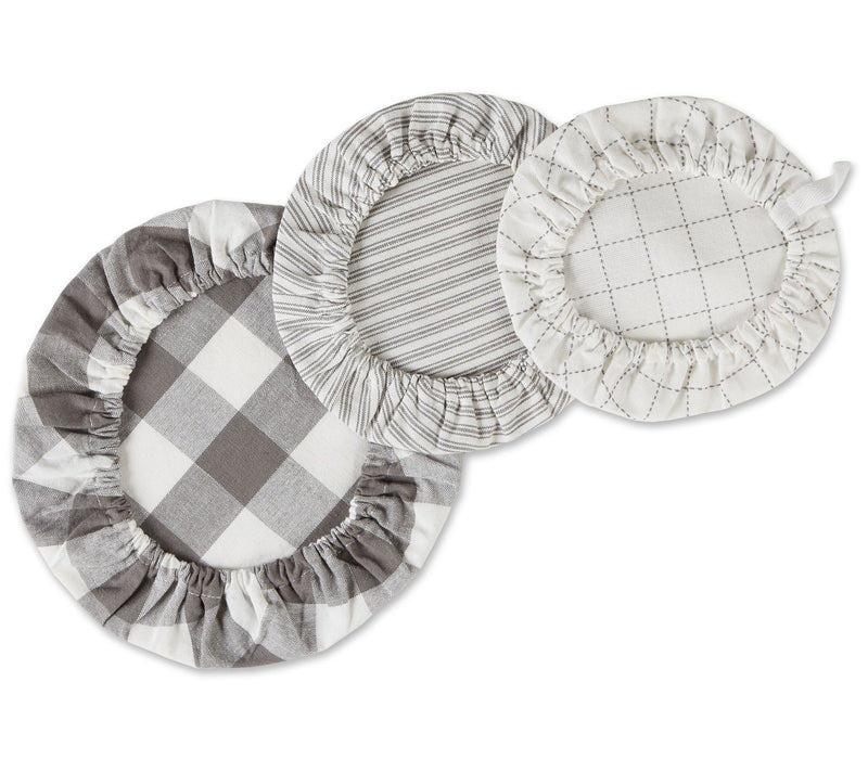 Design Imports Farmhouse Dish Covers Set of 3 — View 9
