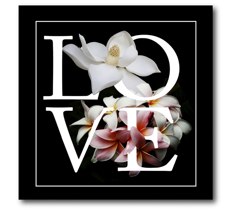 Courtside Market Floral Graphic I 16 x 16 Canvas Wall Art — Main view