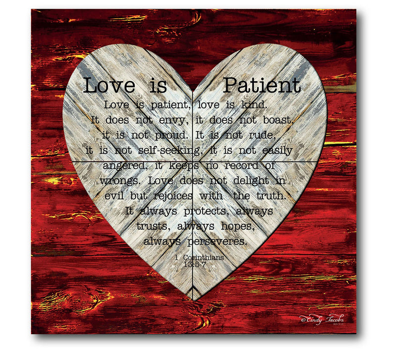 Courtside Market The Measure of Love 16 x 16 Canvas Wall Art — Main view