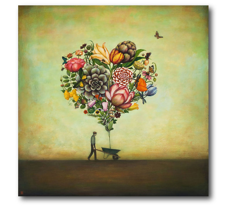 Courtside Market Big Heart Bounty 16x16 CanvasWall Art — Main view