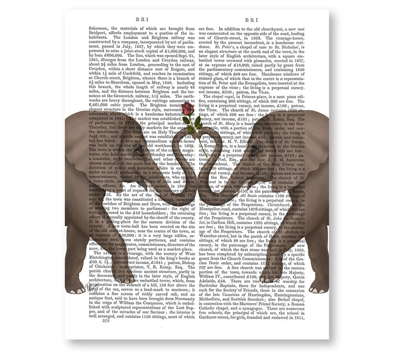 Courtside Market Elephants Heart and Rose 16x20Canvas — Main view