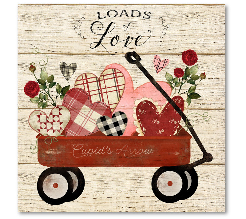 Courtside Market Loads Of Love 16x16 Canvas Wall Art — Main view