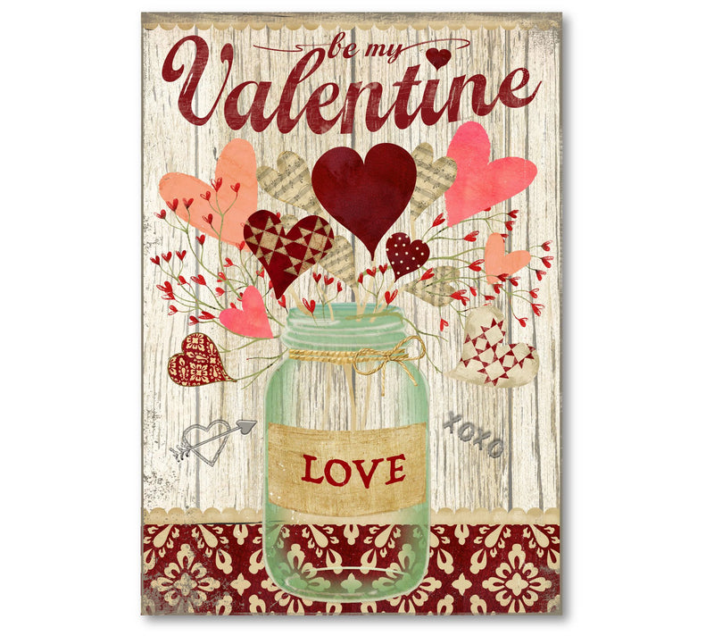 Courtside Market Be My Valentine 12x18 Canvas Wall Art — Main view