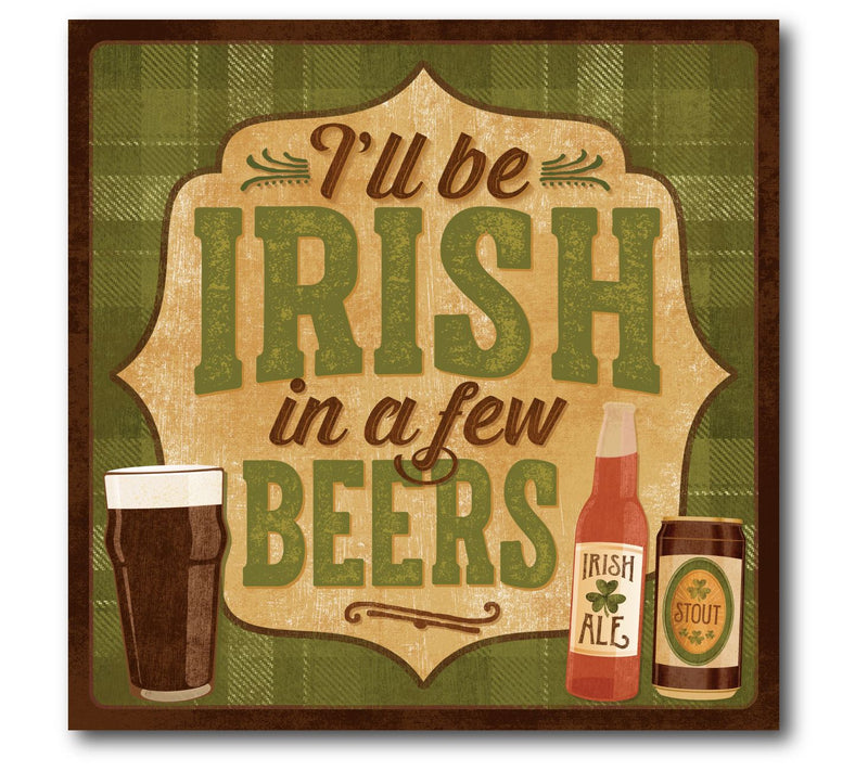 Courtside Market I'll be Irish 12x12 Canvas Wall Art — Main view