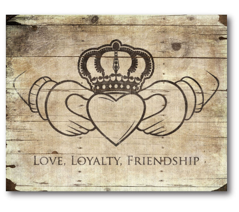 Courtside Market Love, Loyalty, Friendship 16x20 Canvas — Main view
