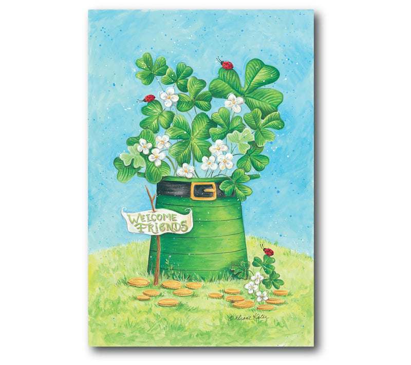 Courtside Market Luck of the Irish 12x18 CanvasWall Art — Main view