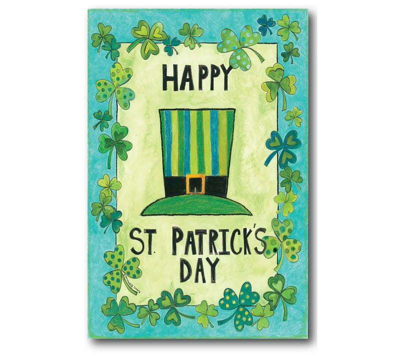 Courtside Market Happy St Pat's 12x18 Canvas Wall Art — Main view