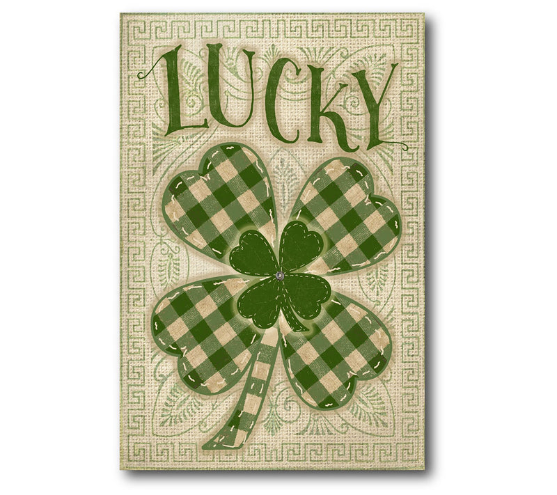 Courtside Market Lucky 12x18 Canvas Wall Art — Main view