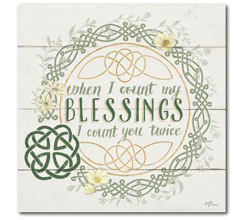 Courtside Market Irish Blessing II 16x16 CanvasWall Art — Main view