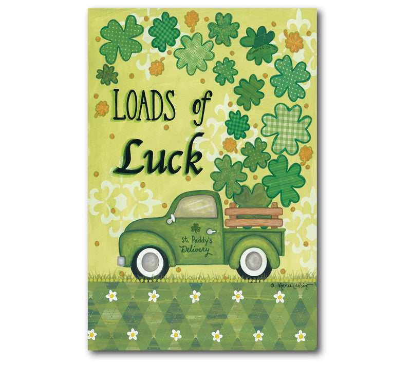 Courtside Market Lucky 12x18 Canvas Wall Art — Main view