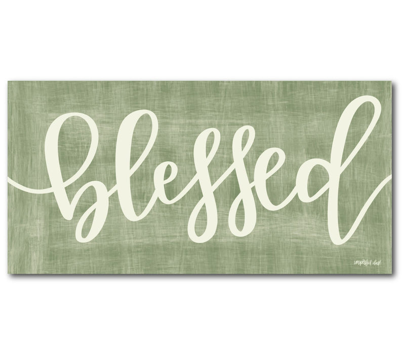 Courtside Market Blessed 12x24 Canvas Wall Art — Main view