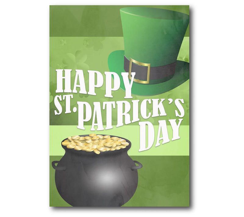 Courtside Market Happy Saint Patrick's Day 12x18 Canvas — Main view
