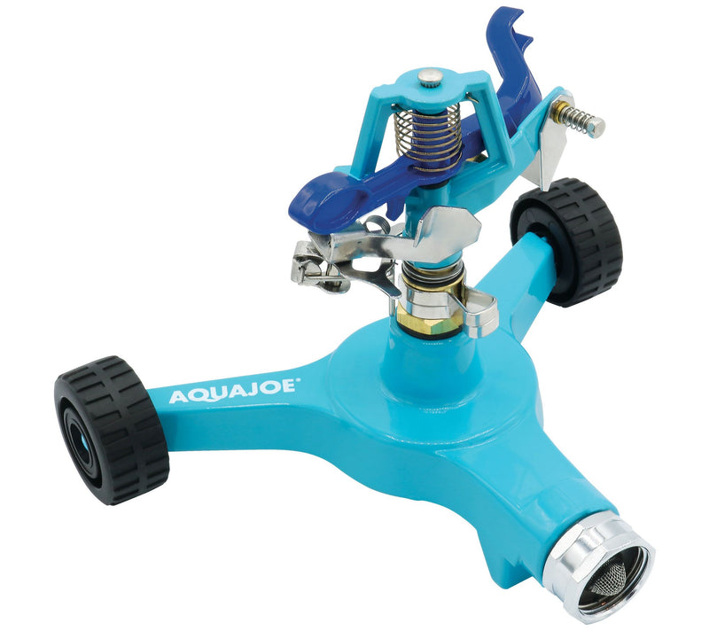 Aqua Joe Impulse 360 Degree Sprinkler with Wheels — Main view