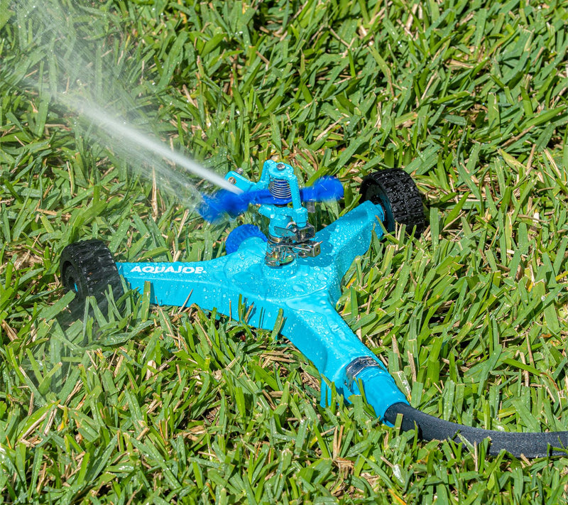 Aqua Joe Impulse 360 Degree Sprinkler with Wheels — View 8