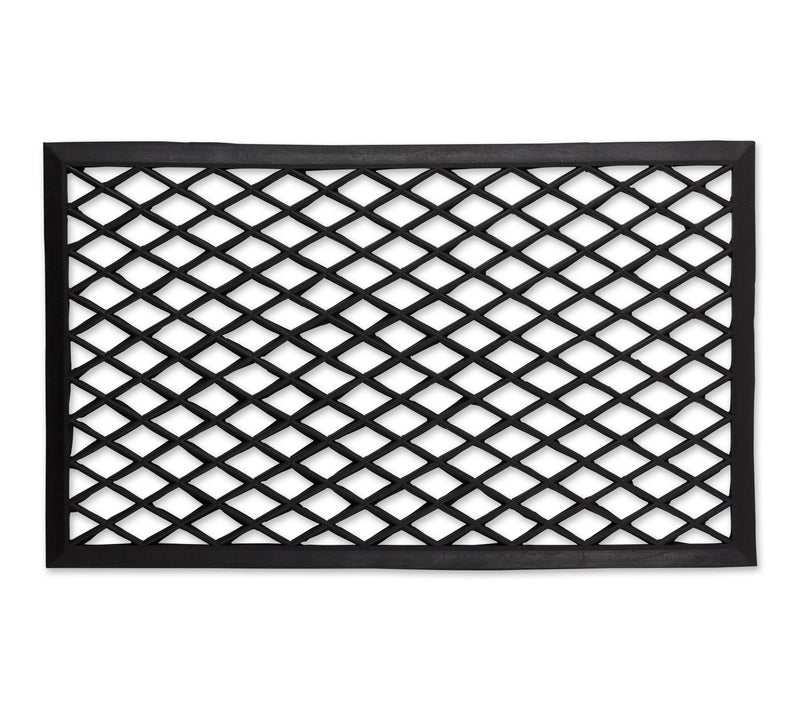 Design Imports Diamond Lattice Rubber Doormat — Main view