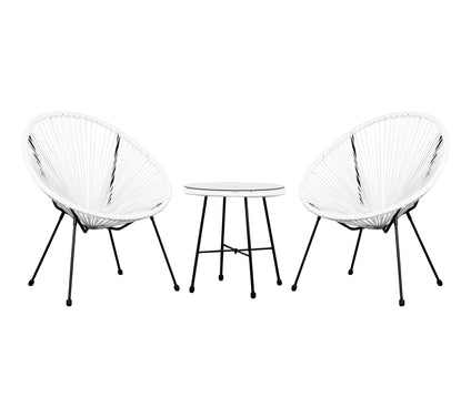 Dukap 3-Piece Conversation Outdoor Patio Set - assio