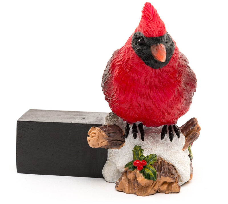 Jardinopia Potty Feet Red Cardinal Bird  S/3Planter Feet — View 2