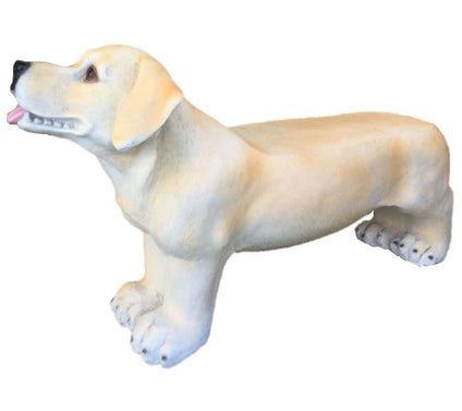 SWI 32" Yellow labrador bench
