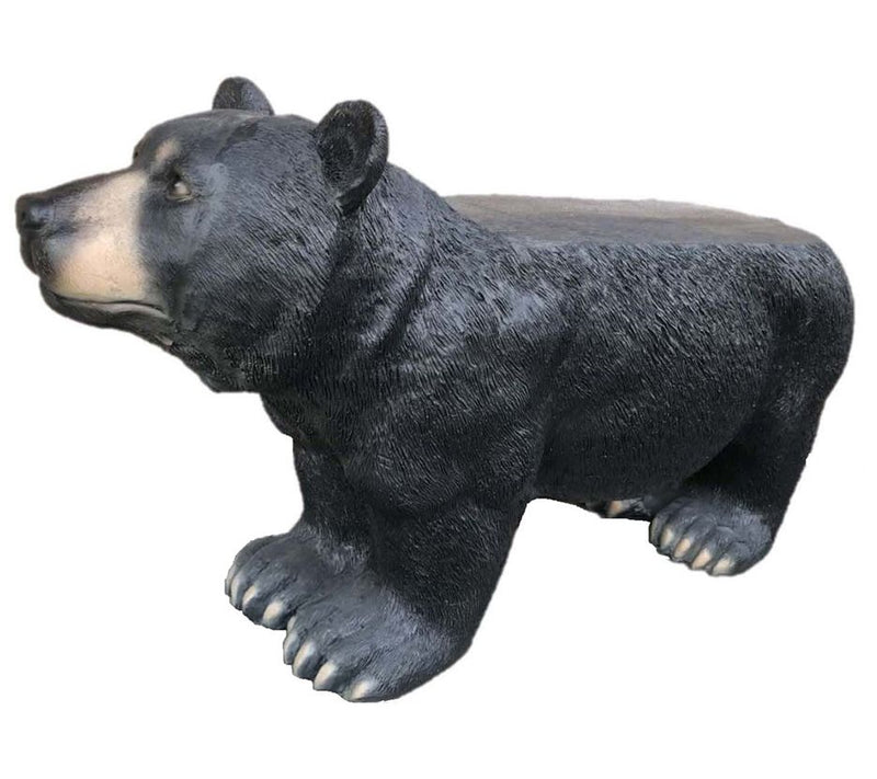 SWI 32" Black bear bench — Main view