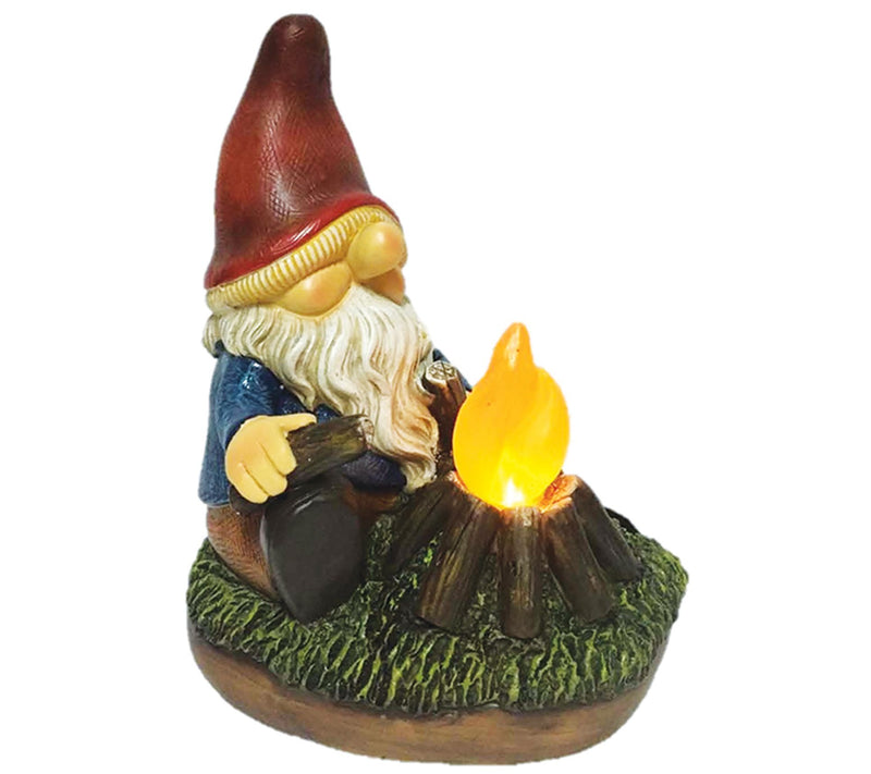 SWI 7.3" Solar Campfire Gnome — Main view