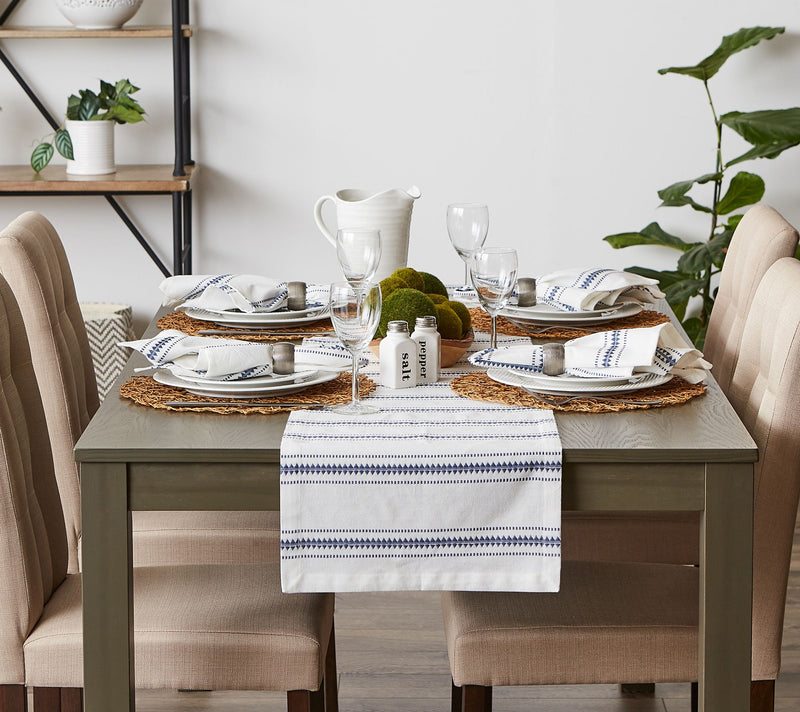 Design Imports 14x72 Zig Dobby Stripe Table Runner — View 13
