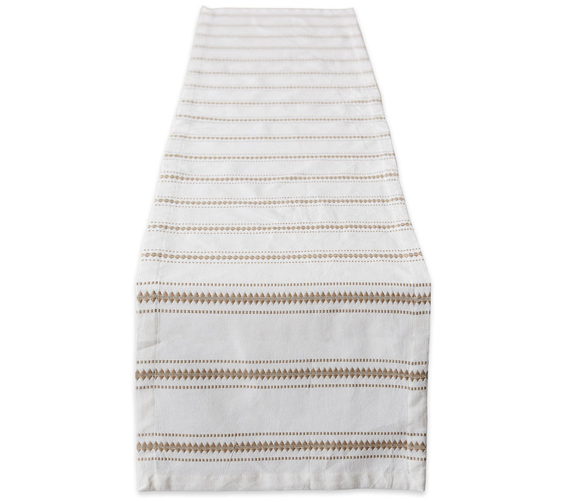 Design Imports 14x72 Zig Dobby Stripe Table Runner — View 9