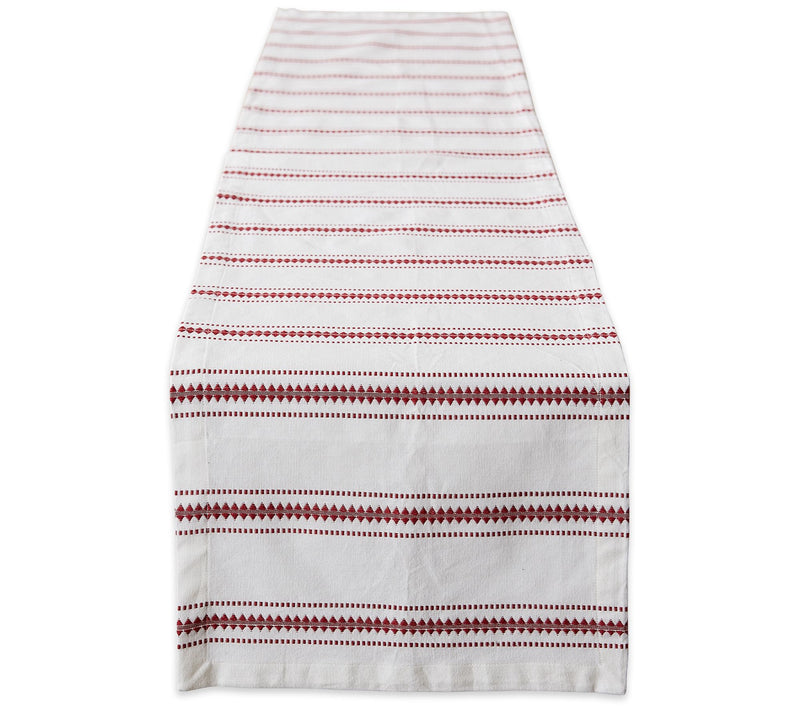 Design Imports 14x72 Zig Dobby Stripe Table Runner — Main view