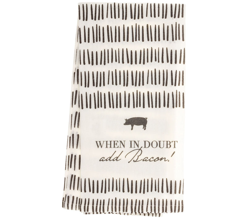 Karma Gifts Set of 3 Bacon Tea Towels — View 3