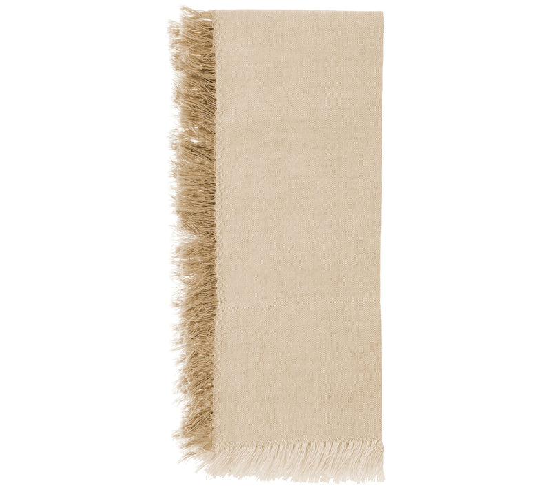 Karma Gifts Set of 4 Fringed Dinner Napkins — View 7