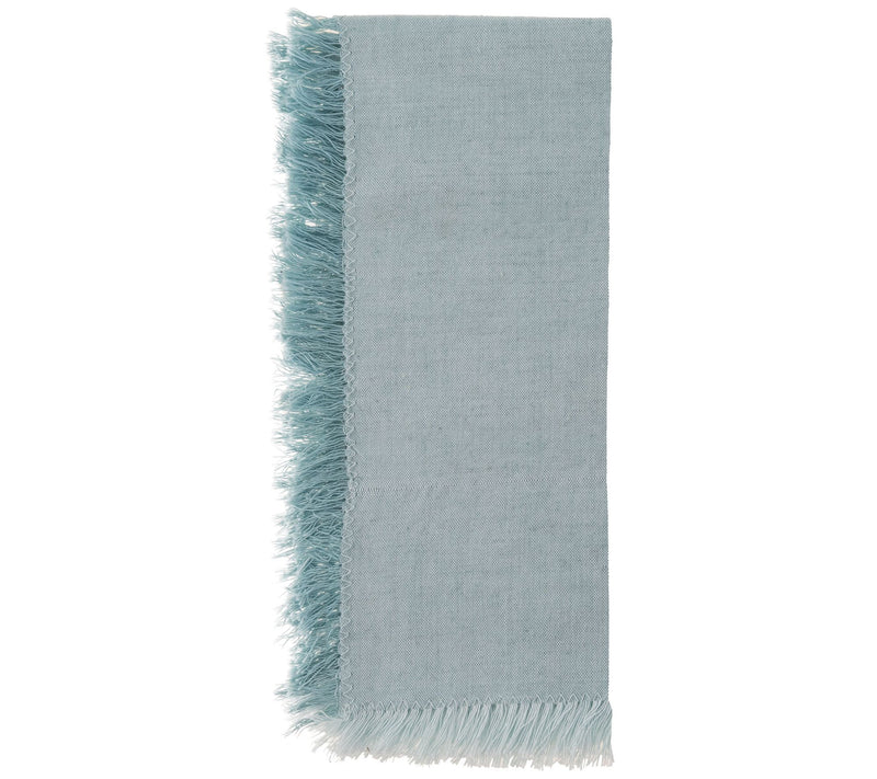 Karma Gifts Set of 4 Fringed Dinner Napkins — View 9