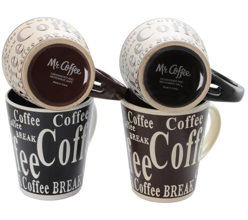 Gibson Bareggio 8 Piece Coffee Mug Set with Spoons — View 4