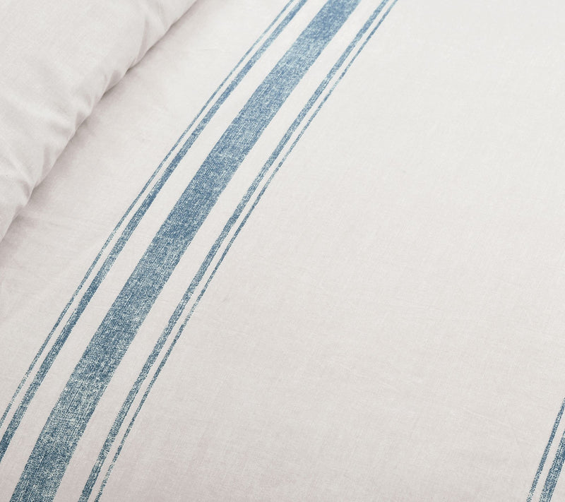 Farmhouse Stripe 3-pc King Duvet Cover Set by Lush Decor — View 8