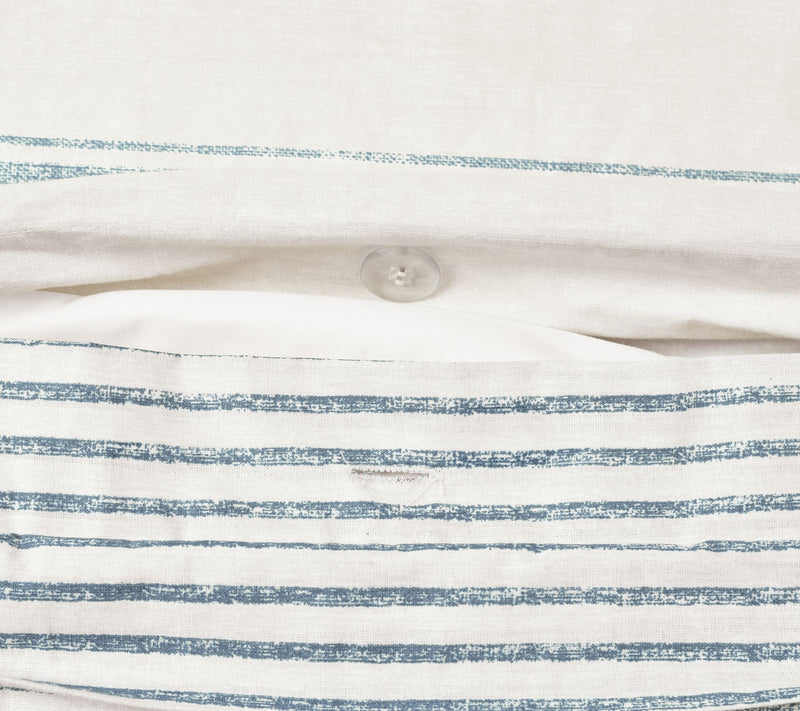 Farmhouse Stripe 3-pc King Duvet Cover Set by Lush Decor — View 10