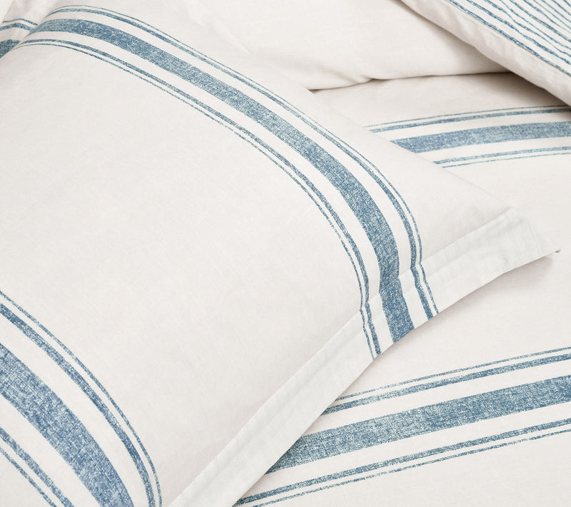 Farmhouse Stripe 3-pc King Duvet Cover Set by Lush Decor — View 11