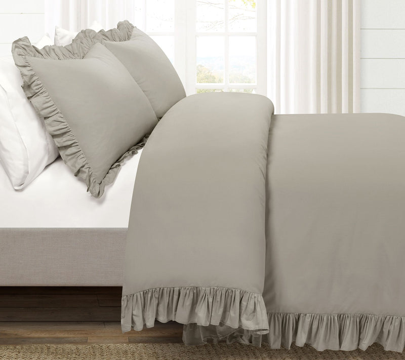 Reyna Cotton 3-Piece Full/Queen Duvet Cover Setby Lush Decor — View 14